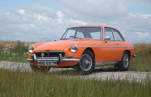 MGB GT BLAZE ORANGE